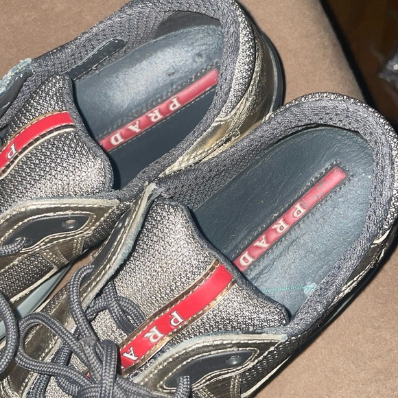 Prada gold sneakers - Picture 8 of 17